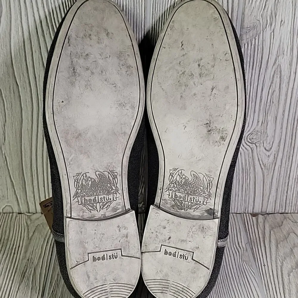 Bed Stu Cosburn Grey Lace Up Oxford Dress Shoes Mens Size 12 NWT